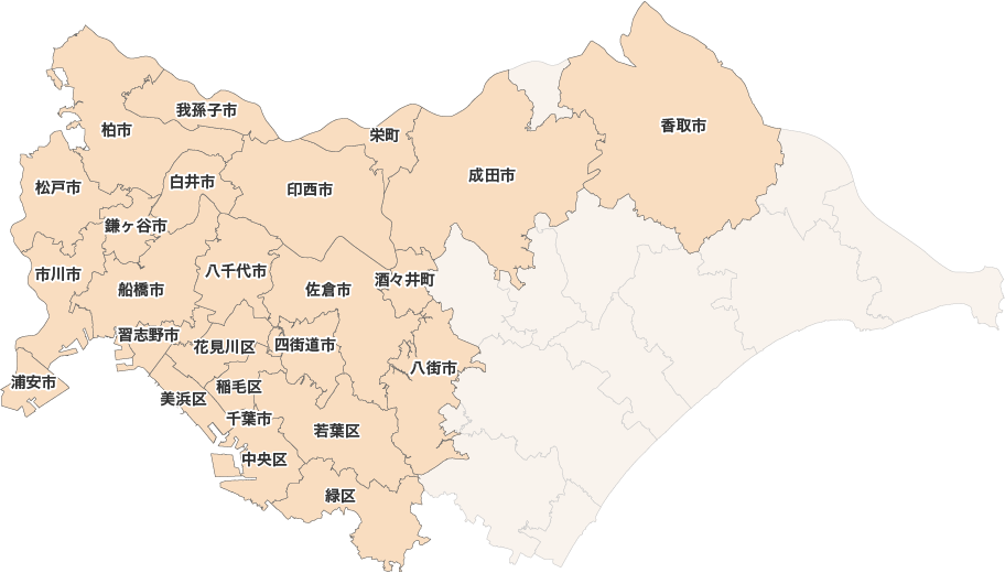 施工エリアの地図