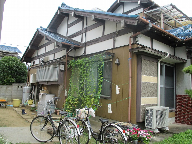 2階減築の平屋の家