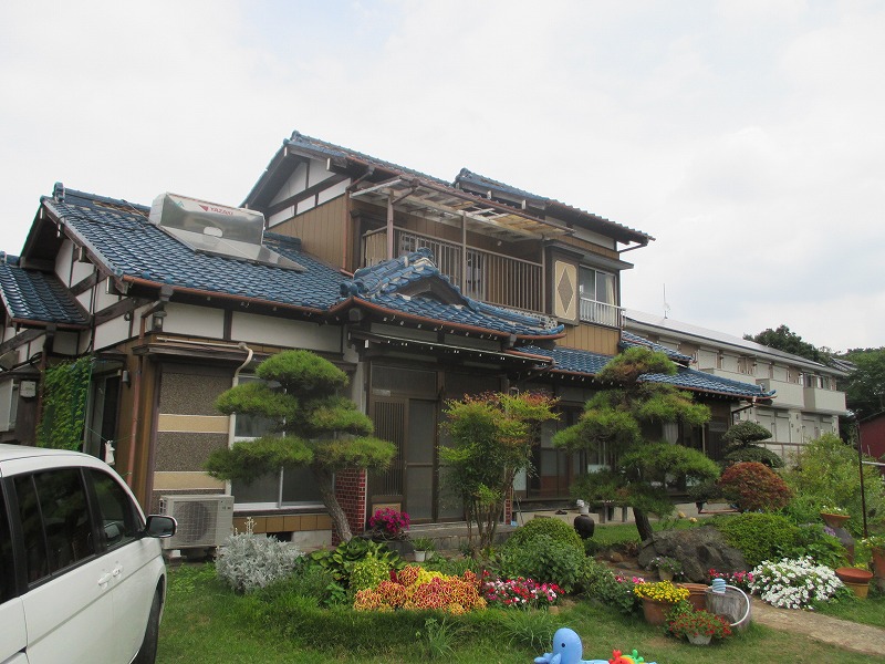 2階減築の平屋の家