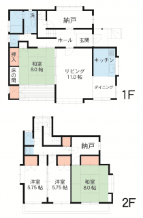 無垢材×ナチュラルモダンな家